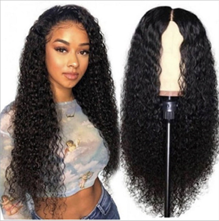 Wave high temperature silk African wig Wave high temperature silk African wig